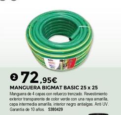 Oferta de Bigmat - Manguera Basic por 72,95€ en BigMat
