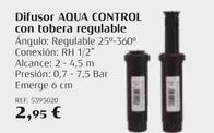 Oferta de Difusor Aqua Control Con Tobera Regulable por 2,95€ en BigMat
