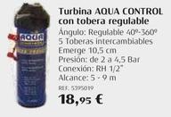 Oferta de Turbina Aqua Control Con Tobera Regulable por 18,95€ en BigMat