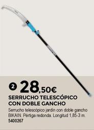 Oferta de Bigmat - Serrucho Telescópico Con Doble Gancho por 28,5€ en BigMat