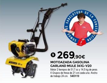 Oferta de Bigmat - Motoazada Gasolina Garland Mule por 269,9€ en BigMat