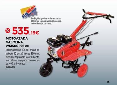Oferta de Bigmat - Motoazada Gasolina Wm500 por 535,19€ en BigMat