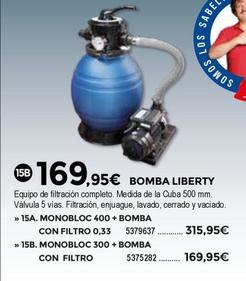 Oferta de Bigmat - Bomba Liberty por 169,95€ en BigMat
