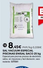 Oferta de Bigmat - Sal Vacuum Especial Piscinas Enisal Saco por 8,45€ en BigMat