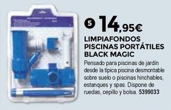 Oferta de Bigmat - Limpiafondos Piscinas Portátiles Black Magic por 14,95€ en BigMat