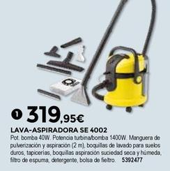 Oferta de Bigmat - Lava-aspiradora Se 4002 por 319,95€ en BigMat