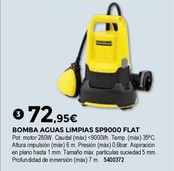 Oferta de Bigmat - Bomba Aguas Limpias Sp9000 Flat por 72,95€ en BigMat