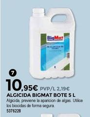 Oferta de Bigmat - Algicida Bote por 10,95€ en BigMat
