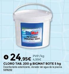 Oferta de Bigmat - Cloro Tab Bote por 24,95€ en BigMat