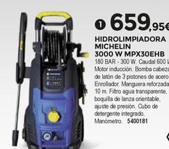 Oferta de Michelin - Hidrolimpiadora 3000 W Mpx30ehb por 659,95€ en BigMat