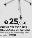 Oferta de Bigmat - Ducha Telescópica Regulable En Altura por 25,95€ en BigMat