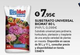 Oferta de Sustrato universal por 7,95€ en BigMat