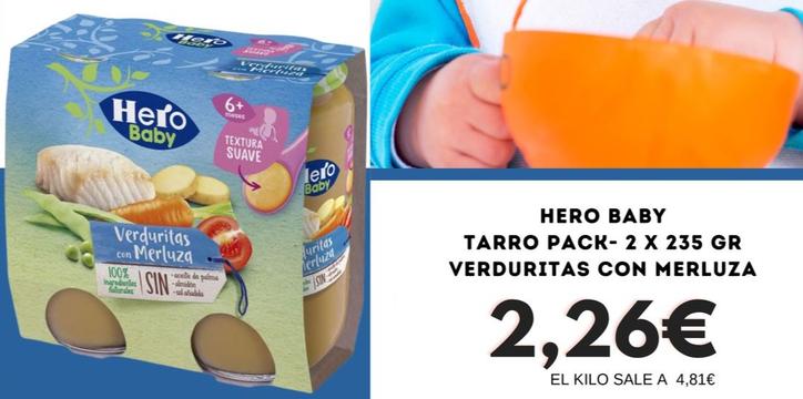 Oferta de Hero - Baby Verduritas Con Merluza por 2,26€ en Sangüi