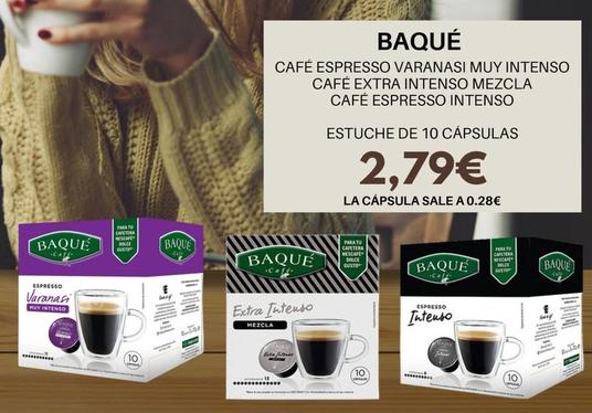 Oferta de Baqué Café - Café Espresso por 2,79€ en Sangüi