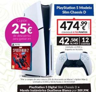 Oferta de PS5 en Game