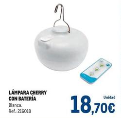 Oferta de Makro - Lámpara Cherry Con Batería por 18,7€ en Makro
