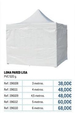 Oferta de Makro - Lona Pared Lisa por 38€ en Makro