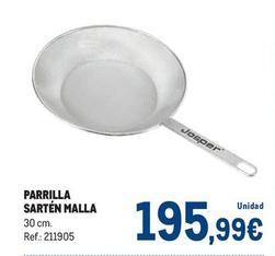 Oferta de Makro - Parrilla Sartén Malla por 195,99€ en Makro
