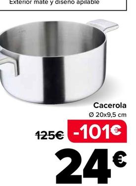Oferta de MasterPro - Cacerola por 24€ en Carrefour