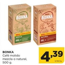 Oferta de Bonka - Café Molido Mezcla O Natural por 4,39€ en Alimerka