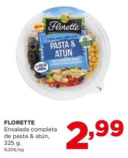 Oferta de Florette - Ensalada Completa De Pasta & Atún por 2,99€ en Alimerka