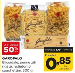Oferta de Garofalo - Elicoidale, Penne Ziti Rigate, Radiatori O Spaghettini por 1,7€ en Alimerka