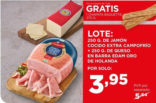 Oferta de Campofrío - Jamon Cocido Extra por 3,95€ en Alimerka
