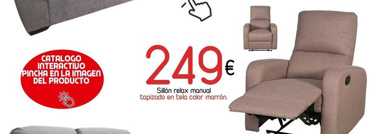 Oferta de Sillon Relax Manual por 249€ en Muebles Hnos. García