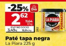 Oferta de La Piara - Paté Tapa Negra por 2,62€ en Dia
