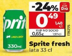 Oferta de Sprite - Fresh por 0,49€ en Dia
