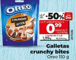 Oferta de Oreo - Galletas Crunchy Bites por 1,99€ en Dia
