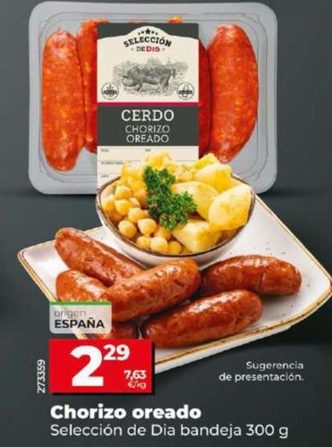 Oferta de Seleccion De Dia - Chorizo Oreado por 2,29€ en Dia