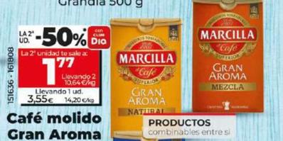 Oferta de Marcilla - Cafe Molido Gran Aroma Natural / Mezcla por 3,55€ en Dia