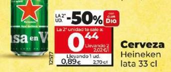 Oferta de Heineken - Cerveza por 0,89€ en Dia