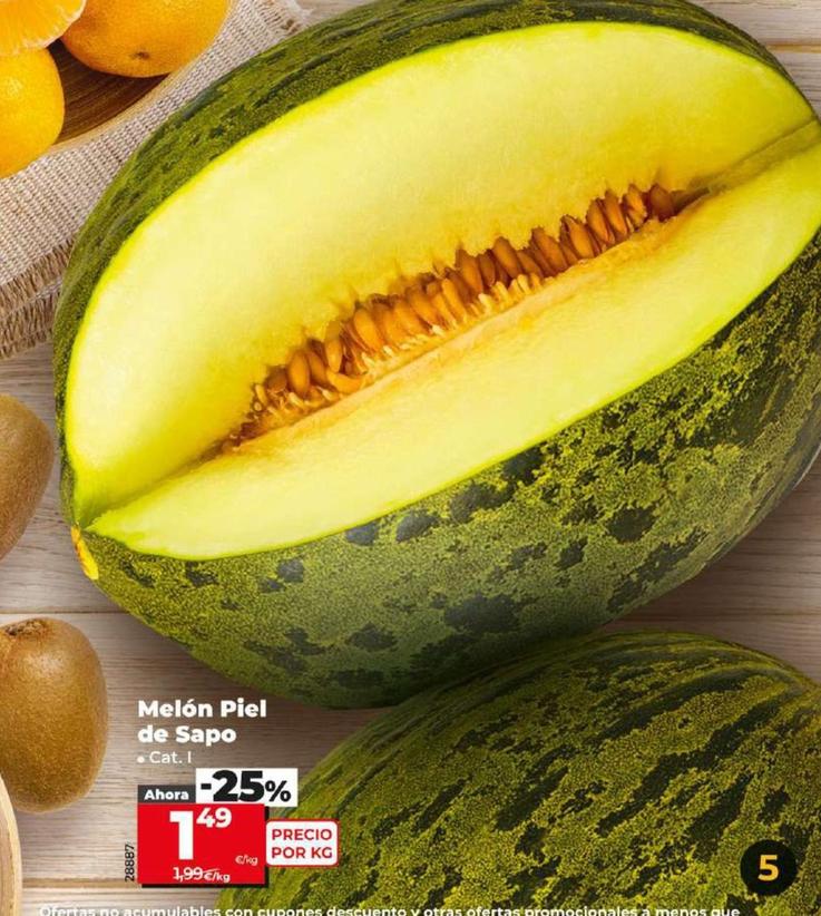 Oferta de Melon Piel De Sapo por 1,49€ en Dia