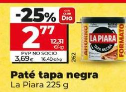 Oferta de La Piara - Paté Tapa Negra por 2,77€ en Dia