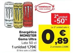 Oferta de Bebida energética en Carrefour Market