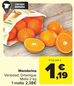 Oferta de Mandarinas en Carrefour Market