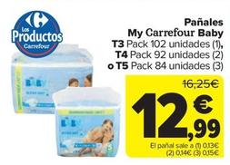 Oferta de Pañales en Carrefour Market