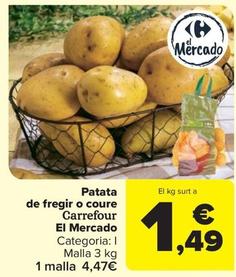 Oferta de Patatas en Carrefour Market