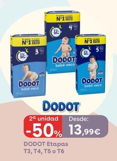 Oferta de Dodot - Etapas T3, T4, T5 ο T6 por 13,99€ en ToysRus