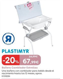 Oferta de Plastimyr - Bañera Cambiador Estrellas por 67,99€ en ToysRus