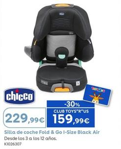 Oferta de Chicco - Silla De Coche Fold & Go I-size Black Air por 229,99€ en ToysRus