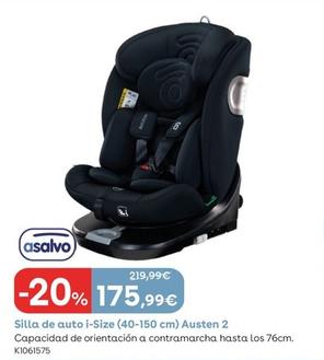 Oferta de Asalvo - Silla De Auto I-size (40-150 Cm) Austen 2 por 175,99€ en ToysRus