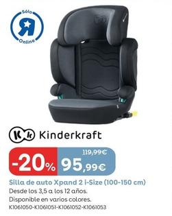 Oferta de Kinderkraft - Silla De Auto Xpand 2 I-size (100-150 Cm) por 95,99€ en ToysRus