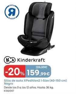 Oferta de Kinderkraft - Silla De Auto Xpedition2 I-size (40-150 Cm) Negro por 159,99€ en ToysRus