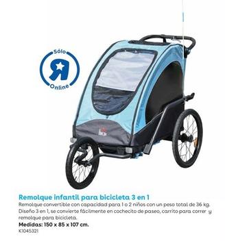 Oferta de Remolque Infantil Para Bicicleta 3 En 1 en ToysRus