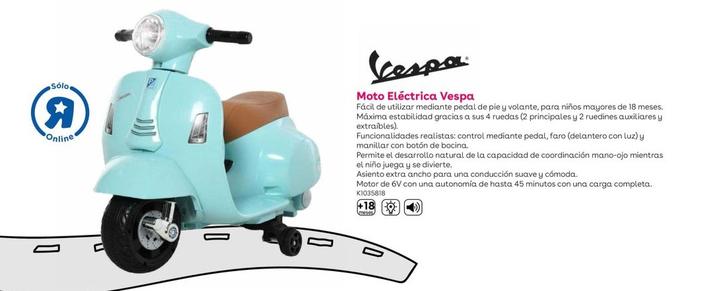 Oferta de Vespa - Moto Electrica en ToysRus