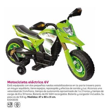 Oferta de Motocicleta Electrica 6V en ToysRus