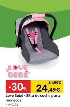 Oferta de Love Bebé - Silla De Coche Para Muñecos por 24,49€ en ToysRus